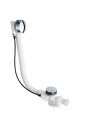 VIDAGE BAIGNOIRE AUTOMATIQUE 80 cm NF LONG LIFE + SIPHON CHROME 