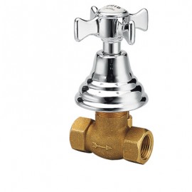 ROBINET D'ARRET MURAL CHAMBORD ENCASTRE CHROME