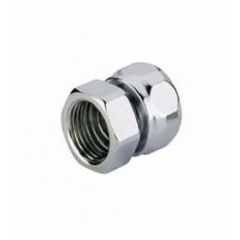 Adaptateur pour tube Fer Finition Chrome ( Vendu par 2 )