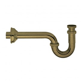 SIPHON LAVABO LAITON VIEUX BRONZE RETRO 