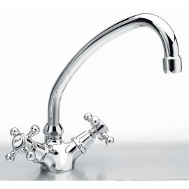 MELANGEUR EVIER BALILA COL DE CYGNE CHROME