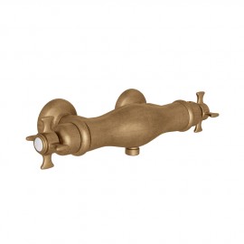 CHAMBORD DOUCHE VIEUX BRONZE THERMOSTATIQUE NF 