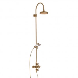 CHAMBORD COLONNE DOUCHE  VIEUX BRONZE THERMOSTATIQUE