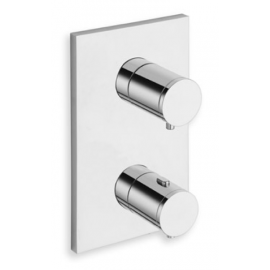 FAÇADE 2 SORTIES CHROMÉ THERMOSTATIQUE TRIVERDE 