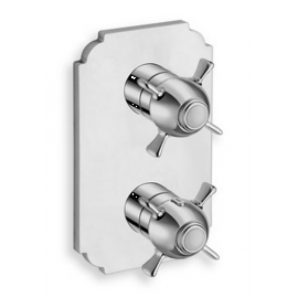 FAÇADE CHAMBORD THERMOSTATIQUE 2 SORTIES SANS MECANISME CHROME