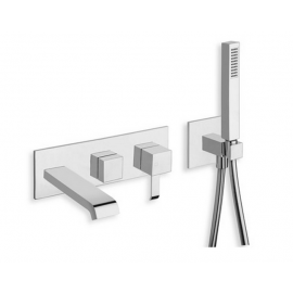 FACADE QUADRI 3 SORTIES MITIGEUR BAIN DOUCHE MURAL 