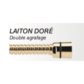 FLEXIBLE LAITON  -Doré-1750 mm