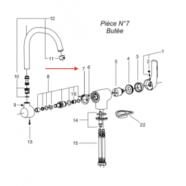 BUTEE NATEO E76250 - JACOB DELAFON