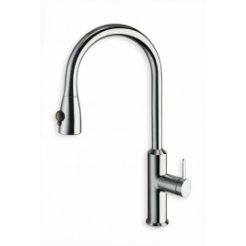MITIGEUR EVIER ALTO PREMIUM AVEC DOUCHETTE BI-JETS CHROME