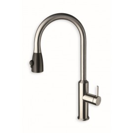 MITIGEUR EVIER INOX ALTO AVEC DOUCHETTE BI-JETS 100 % INOX