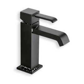 MITIGEUR LAVABO QUADRI NOIR MAT