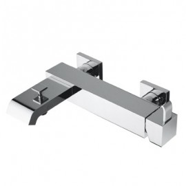 MITIGEUR QUADRI BAIN-DOUCHE MURAL CHROME