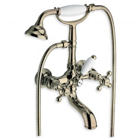 PARIGI MELANGEUR BAIN-DOUCHE MURAL MÉTAL BROSSÉ
