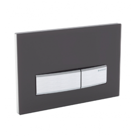 Plaque de déclenchement WC Noir Ral 9005