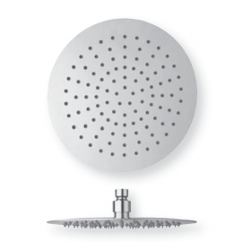 POMME DE DOUCHE SANDWICH RONDE INOX BROSSE 300 MM ANTICALCAIRE