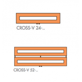 RADIATEUR CROSS-V HORIZONTAL CHAUFFAGE CENTRAL