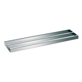 BARRE PORTE SERVIETTES DOUBLE 60 CM SKUARA LAITON CHROME