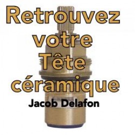 Paire de tetes ceramiques Melangeur - JACOB DELAFON