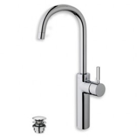 MITIGEUR LAVABO TRIVERDE BEC HAUT 384 MM MOBILE