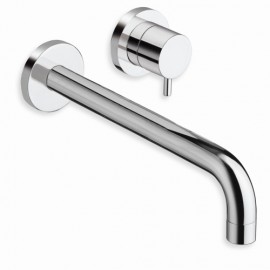 TRIVERDE MITIGEUR LAVABO MURAL 225 mm CHROME
