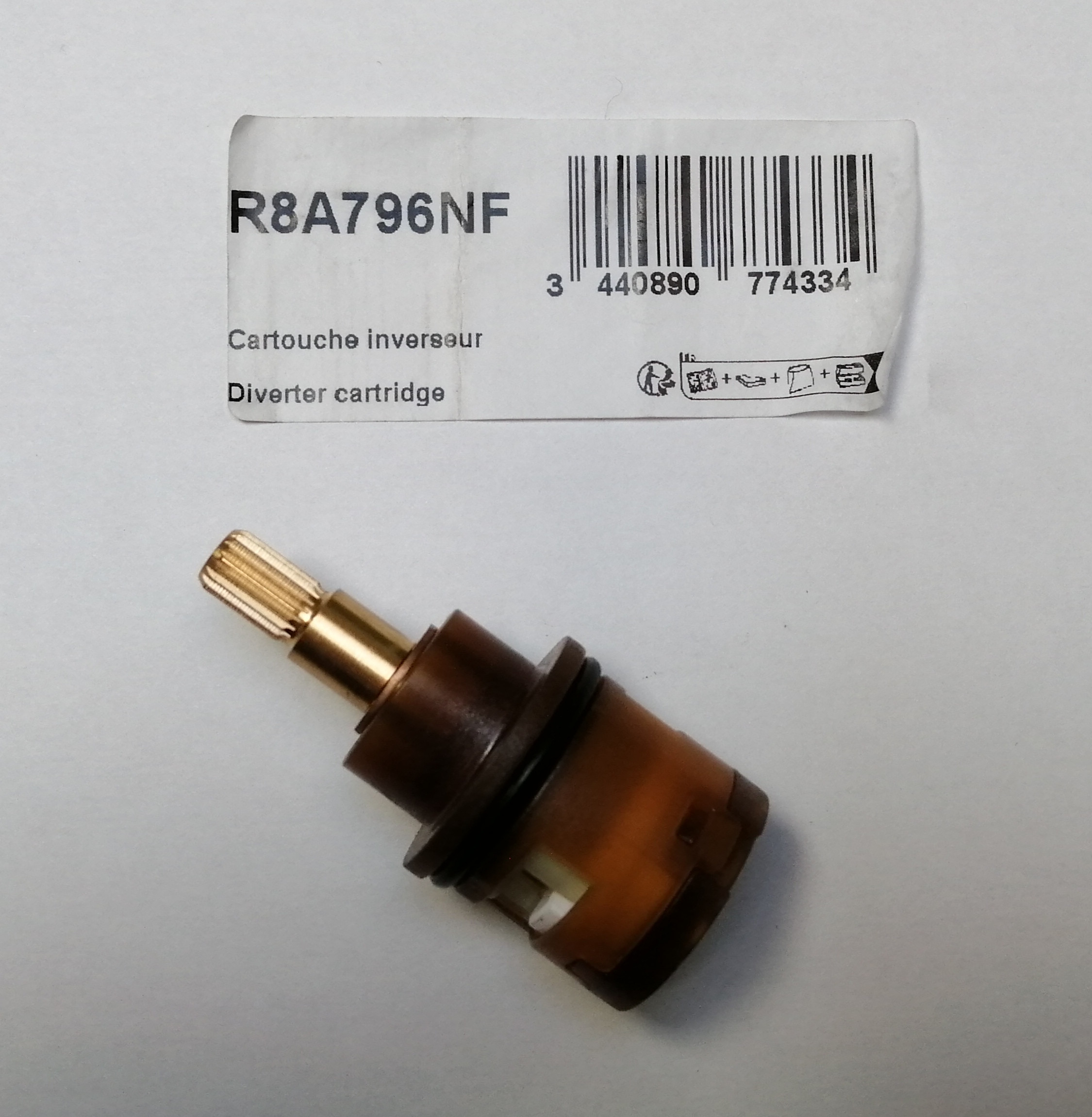 Cartouche inverseur R8A796NF Jacob delafon Pièces détachées JACOB