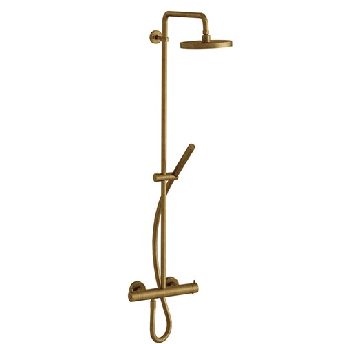 Colonne de douche thermostatique rétro Lady's - finition bronze PAINI