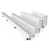 détails MINI PLINTHE sur pieds - H : 80 mm  - Chauffage Central - JAGA 