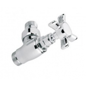 détails Vanne Croisillon 90° 1/2 pouce - Chrome