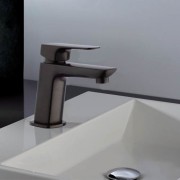 détails LYKE MITIGEUR NOIR MAT Haut : 125 mm