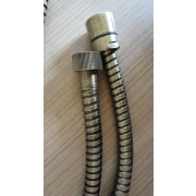 détails FLEXIBLE LAITON  150 CM VIEUX BRONZE