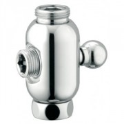 détails Inverseur de colonne douche vieux bronze