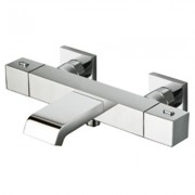 QUADRI MITIGEUR BAIN DOUCHE THERMOSTATIQUE BEC CASCADE