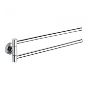 détails TECNO BARRE PORTE SERVIETTE DOUBLE ARTICULE