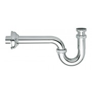 détails SIPHON LAVABO LAITON RETRO CHROME