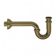 détails SIPHON LAVABO LAITON VIEUX BRONZE RETRO 