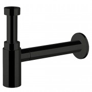 détails SIPHON LAVABO ABS  NOIR MAT