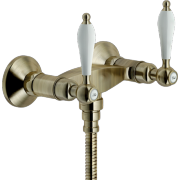 détails ANTICA Mélangeur Douche Vieux Bronze