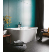détails Baignoire Îlot SATURN CLEARGREEN