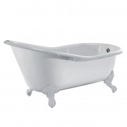 détails ELEGANCE - Baignoire Ilot en fonte Tradition - MARGOT