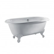 détails CHARME - Baignoire Ilot en fonte Tradition - MARGOT