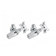 détails Robinet Manuel à croisillon simple réglage 90° MM  1/2" Chrome