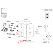 détails Joint de Plaque sans vis ONDYNA pour TV81351