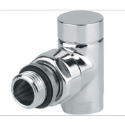 T de réglage MF 90° 1/2" 1/2" Finition : Chrome