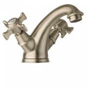 détails MELANGEUR LAVABO CHAMBORD RETRO METAL BROSSÉ CH10877