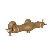 détails CHAMBORD DOUCHE VIEUX BRONZE THERMOSTATIQUE NF 