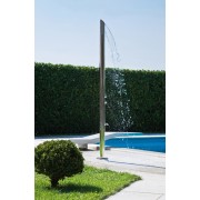 détails Colonne Aquabambou Douche Piscine 2 Alimentations Robinets d'arrêts