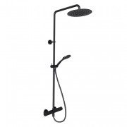 détails COLONNE DOUCHE THERMOSTATIQUE THETA COLORS NOIR MAT