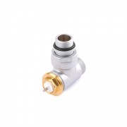 détails Vanne Thermostisable Chrome Satiné MM 1/2 3/4