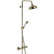 détails CARLOS PRIMERO Colonne de douche thermostatique Vieux bronze