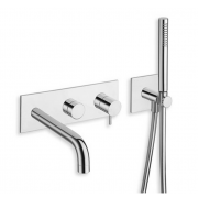 détails MITIGEUR BAIN-DOUCHE CHROME 2 SORTIES TRIVERDE
